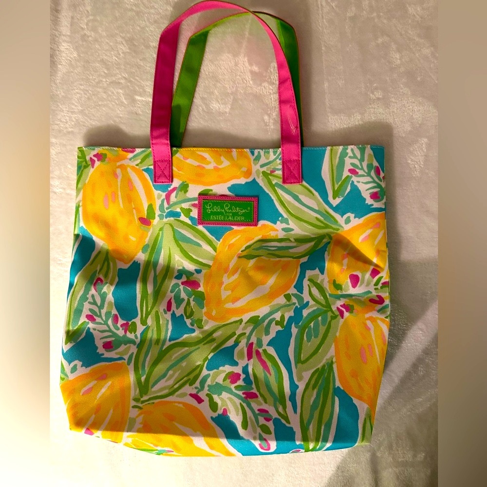 Lilly Pulitzer for Estée Lauder Colorful Tote Bag. NWOT